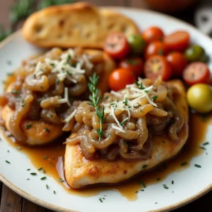 Crockpot French Onion Chicken