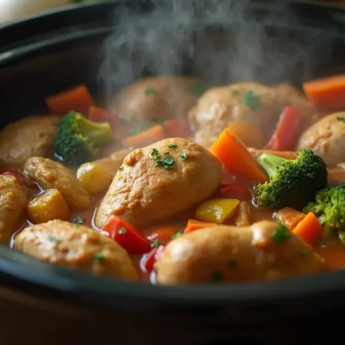 Easy slow cooker chicken and vegetables recipes