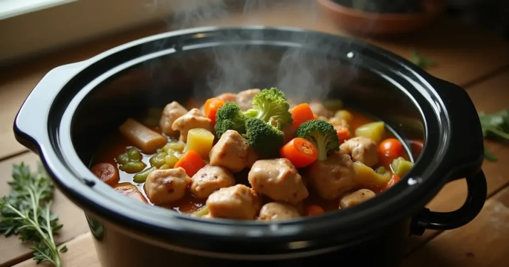 Slow Cooker Chicken and Vegetables