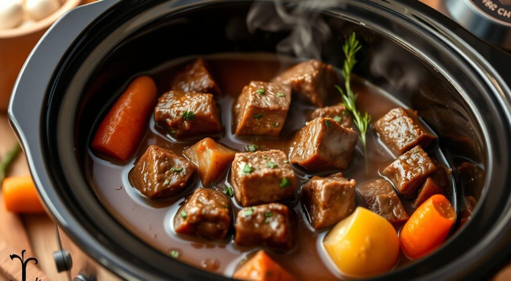 crock pot bucket steak