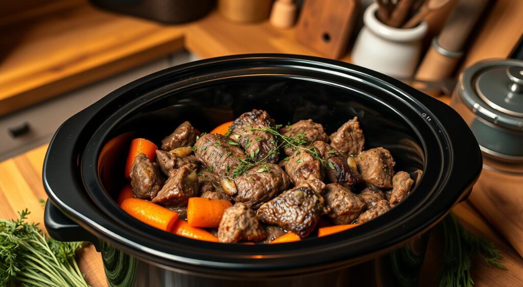 crock pot bucket steak