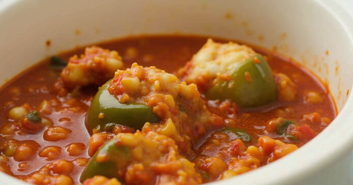 stuffed pepper soup crock pot