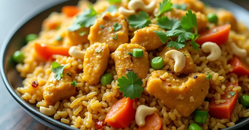 Easy Curry Chicken Fried Rice