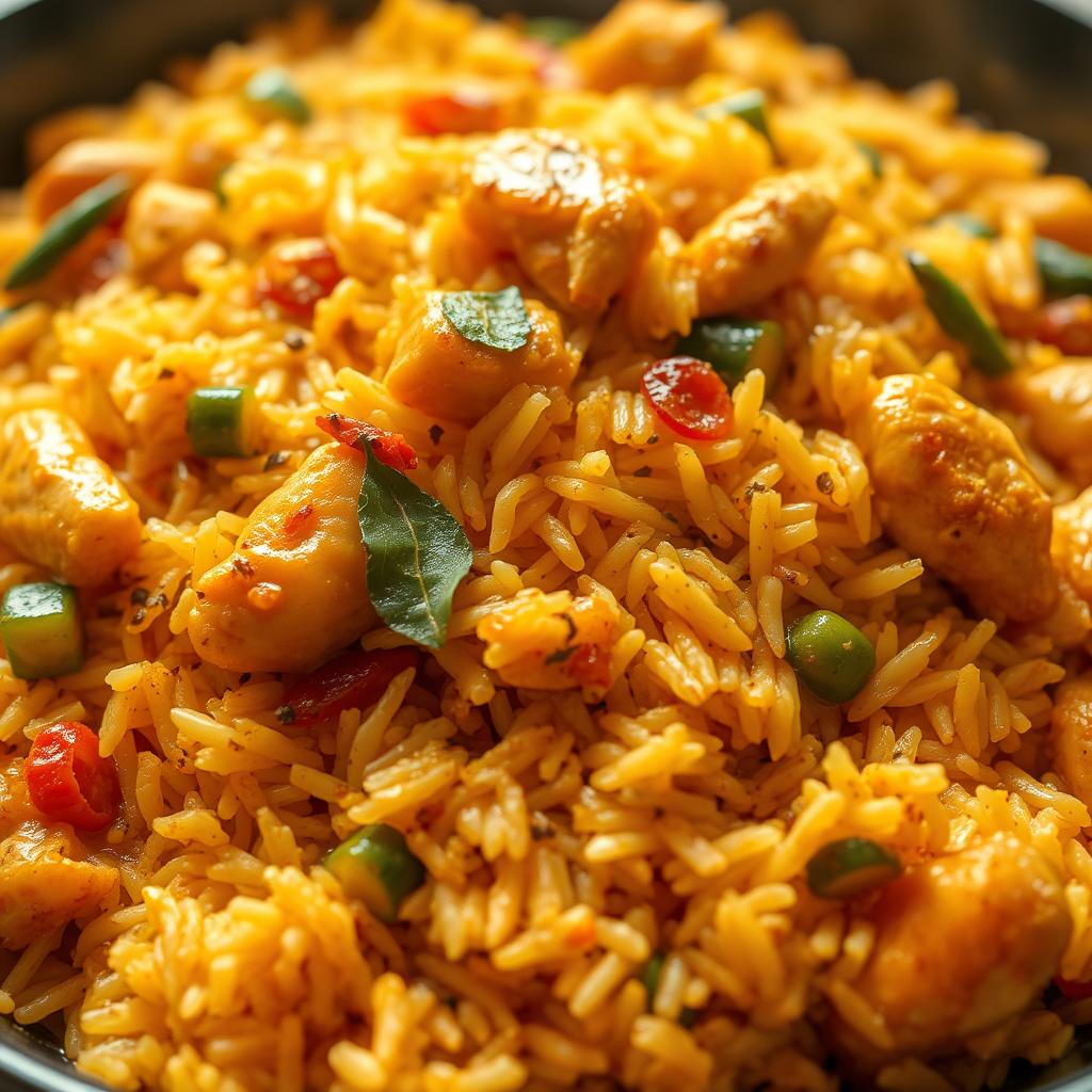 Authentic Curry Chicken Fried Rice: A Savory Delight